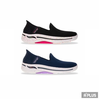 SKECHERS 女 GO WALK ARCH FIT 健走鞋 懶人鞋 - 124888BKHP 124888NVLV