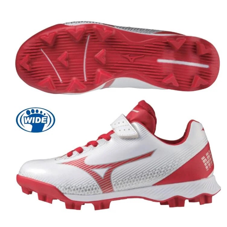 【派克潘運動專賣店】MIZUNO 美津濃 WAVE LIGHTREVO Jr 兒童 少年棒壘膠釘鞋 11GP222262