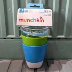 Munchkin滿趣健學飲杯207ml(附開口杯蓋)2入