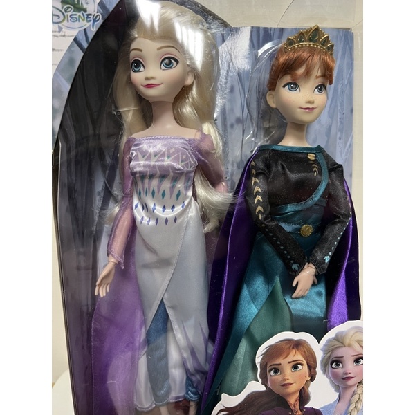全新現貨 一般版 迪士尼 冰雪奇緣2 Frozen2 安娜&amp;艾莎 姊妹套組 公主娃娃 人偶