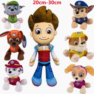 Paw Patrol 汪汪隊立大功毛絨玩具 可愛兒童毛絨動物狗狗玩具 卡通動畫片毛絨玩偶生日禮物
