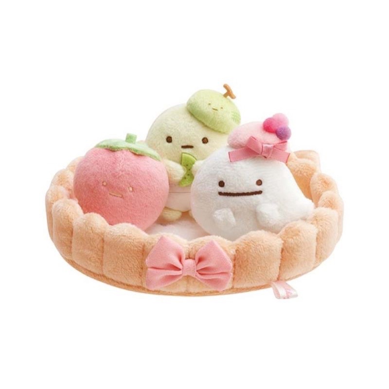 🔥現貨🔥日本 正版 角落生物 限定 貓咪 水果派 甜點派 幽靈 草莓 粉圓 沙包 派