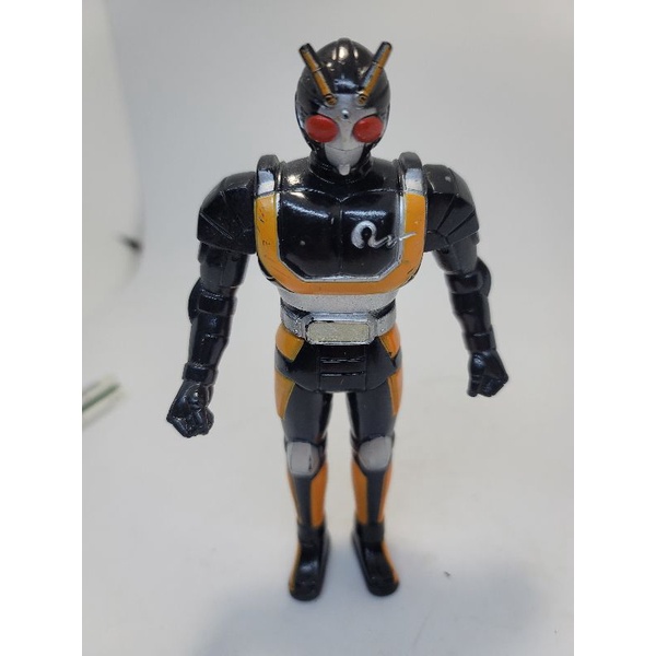 1989 日本製 絕版 早期 萬代 BANDAI 假面騎士 17cm 軟膠 BLACK RX 機械騎士