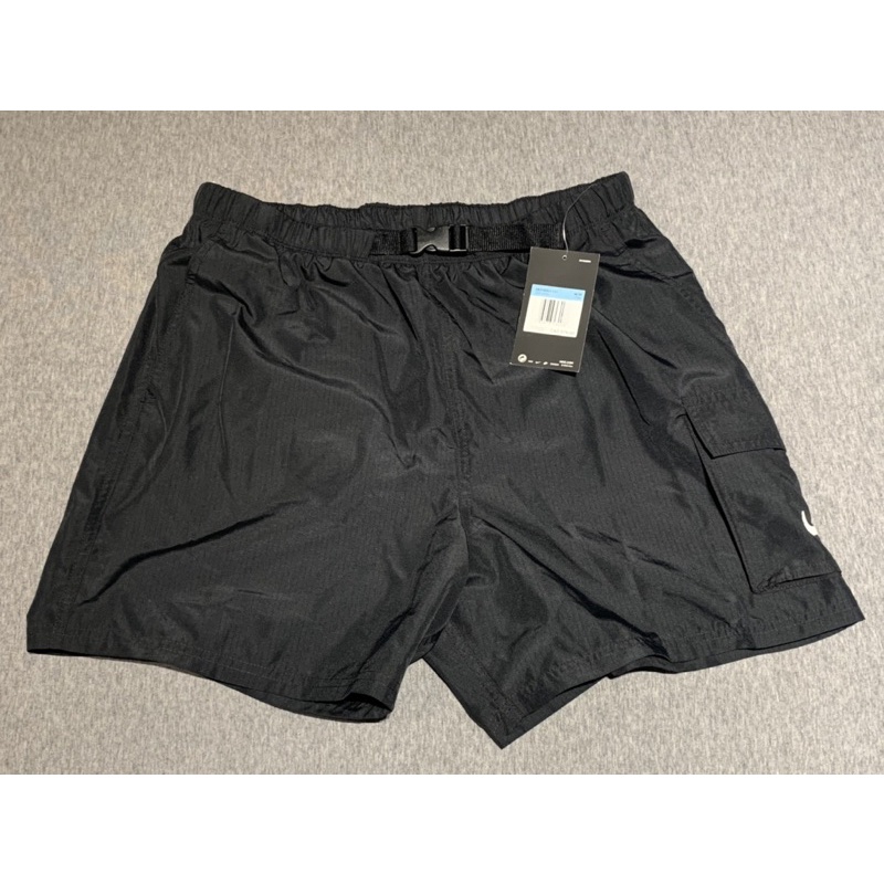 NIKE SWIM SHORT 黑 M號 快乾 可下水 海灘褲 短褲 NESSB521-001