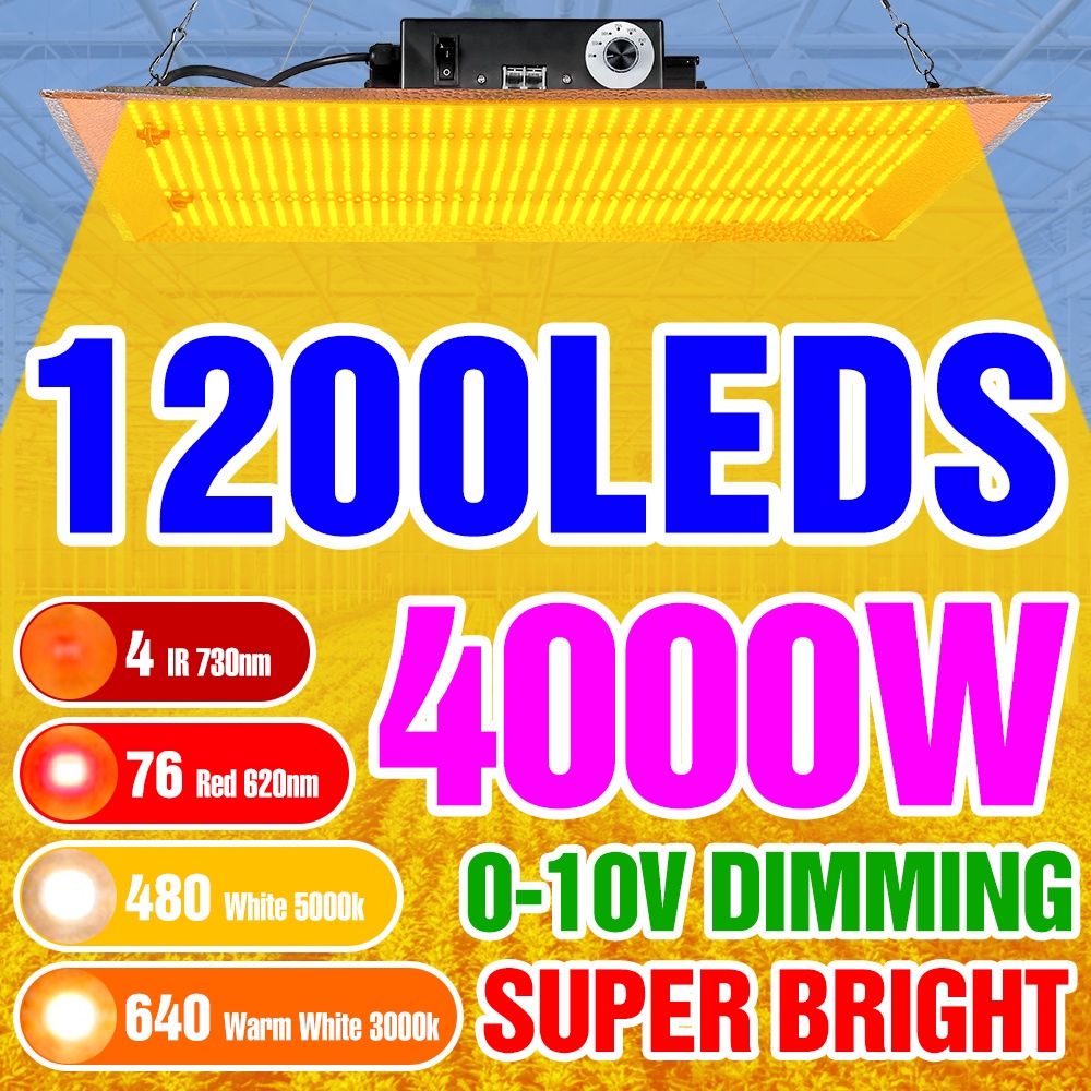 50000lm 全光譜 Led 植物生長燈 2000W 3000W 4000W 蔬菜種植燈 220V 幫助植物快速生長