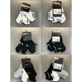 JODAN 籃球襪 腳踝襪 一組三雙裝 厚底 短襪 型號 DX9656-010 DX9656-100