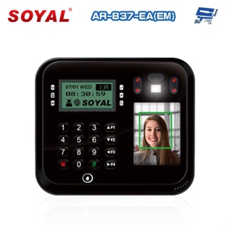 昌運監視器 SOYAL AR-837-EA E2 臉型辨識 EM 125K TCP/IP 黑色 門禁讀卡機