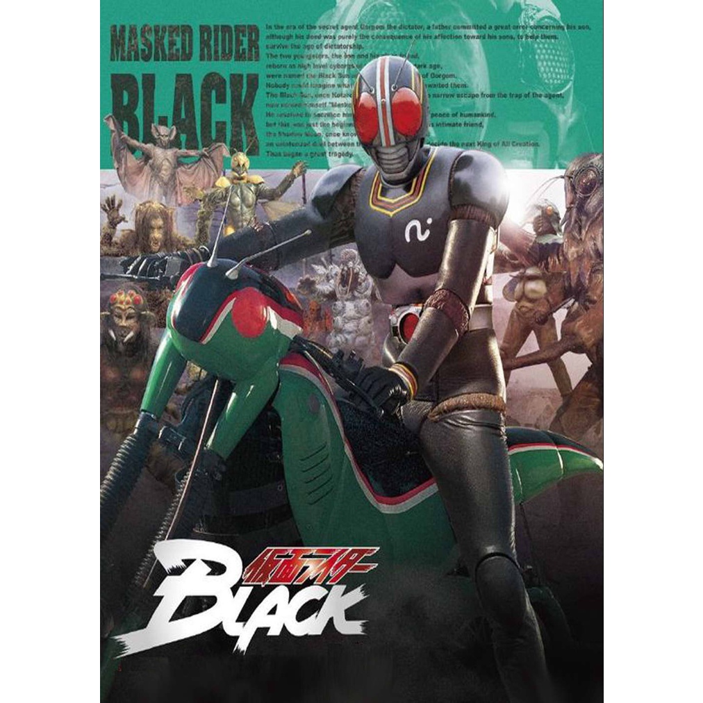 盒裝DVD 【假面騎士BLACK 全51話】 熱賣 懷舊動漫