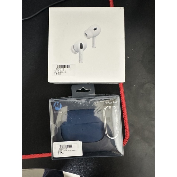 airpods pro 2 全新未拆封 續約正品 還有一個保護殼（台中可面交）