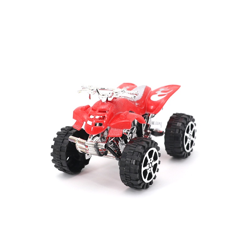 兒童節禮品 益智玩具車模型 沙灘機車 四輪慣性越野車 回力車小玩具