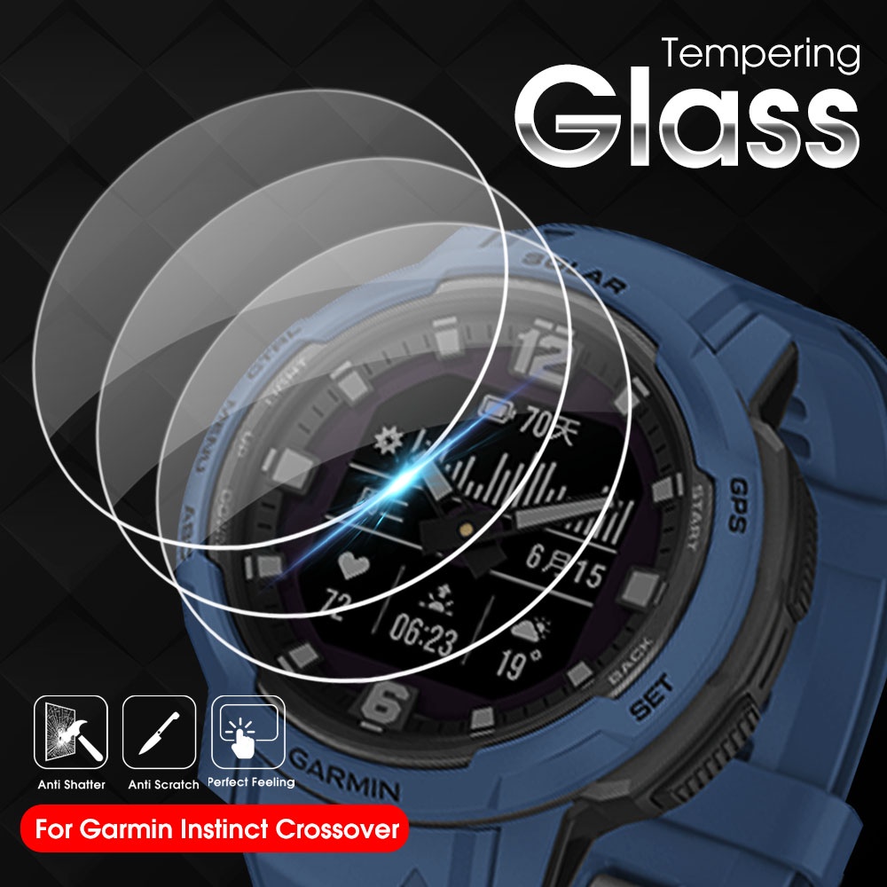 Garmin Instinct Crossover 鋼化膜 / Garmin 高清手錶膜 / 智能手錶屏幕保護膜 / 防