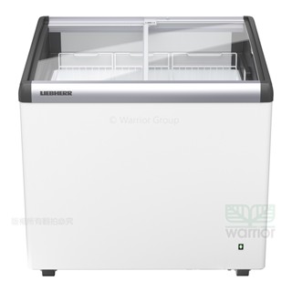 冷凍櫃 德國利勃 LIEBHERR 2尺1 弧型玻璃推拉 135L 冰淇淋櫃 LED燈 EFI-1453 全省配送
