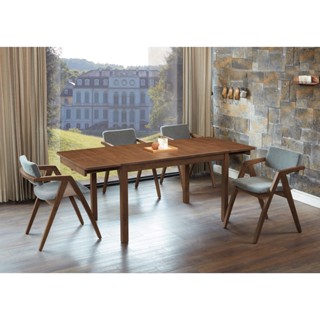 【宏興HOME BRISK】艾朵拉胡桃色實木餐桌《JZ新品23》