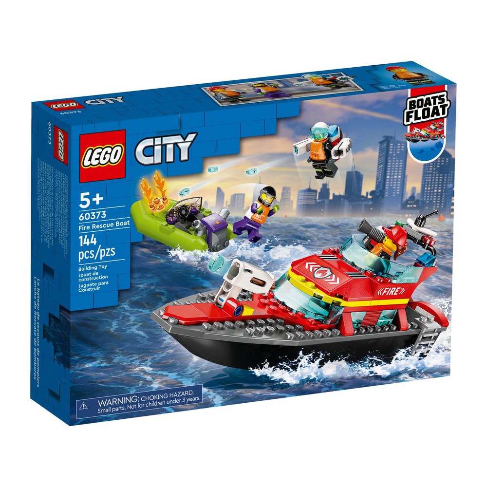 【積木樂園】 樂高 LEGO 60373 CITY系列 消防救援船