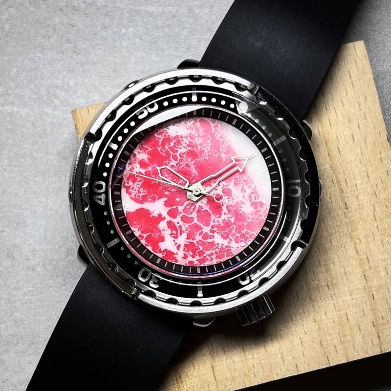 【和牛錶】｜客製機械錶｜客製機械錶 全手工錶盤 機械錶 36mm 潛水錶 nh35 seiko mod seikomod