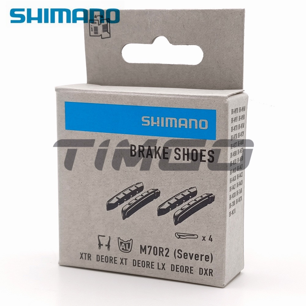 Shimano M70R2 MTB 山地自行車 V 型剎車蹄墨盒插入墊 XTR XT LX DEORE DXR
