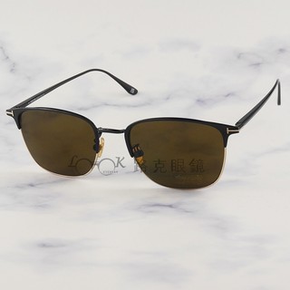 【LOOK路克眼鏡】TOM FORD 太陽眼鏡 LIV 金屬 眉架 TF851F 01J