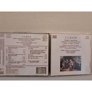 二手CD j.s.bach violin concertos C71