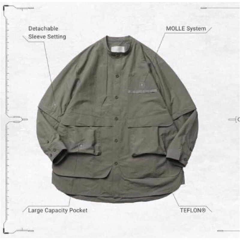 Goopi TS-03 2-way Functional Shirt - Tea