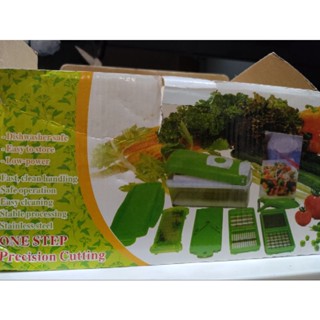 全新 切菜神器Nicer Dicer Plus廚房多功能切菜器～12套件 刨絲 食物料理機 多功能切菜機 手動