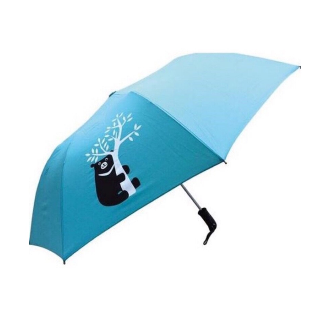 中鋼股東紀念品 台灣黑熊傘 雨傘 半自動傘 遮陽傘