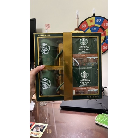 好市多期間限定！STARBUCKS 派克市場咖啡粉馬克杯禮盒