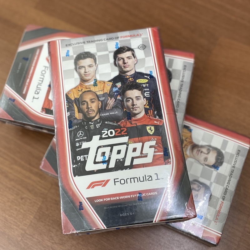 全新現貨 2022 Topps Formula 1 Hobby 一級方程式  F1 賽車卡 卡盒 抽用品卡