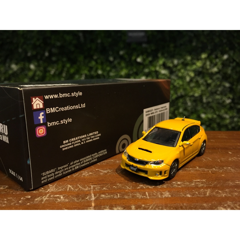 1/64 BM Creations Subaru Impreza WRX STI 2009 64B0221【MGM】