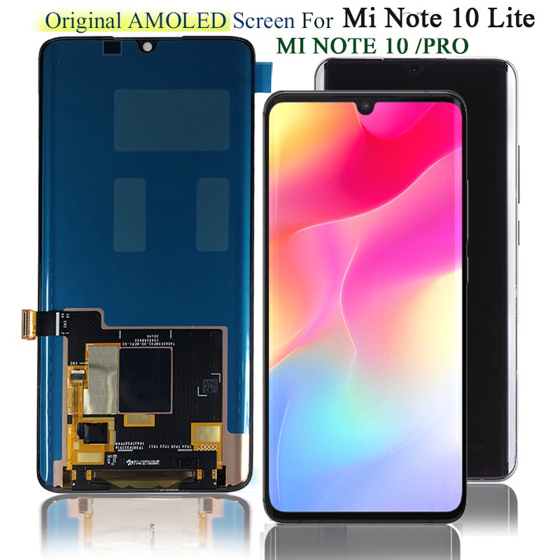 原廠手機螢幕總成適用於小米Xiaomi Mi Note 10 Lite Note 10 10 Pro CC9 Pro