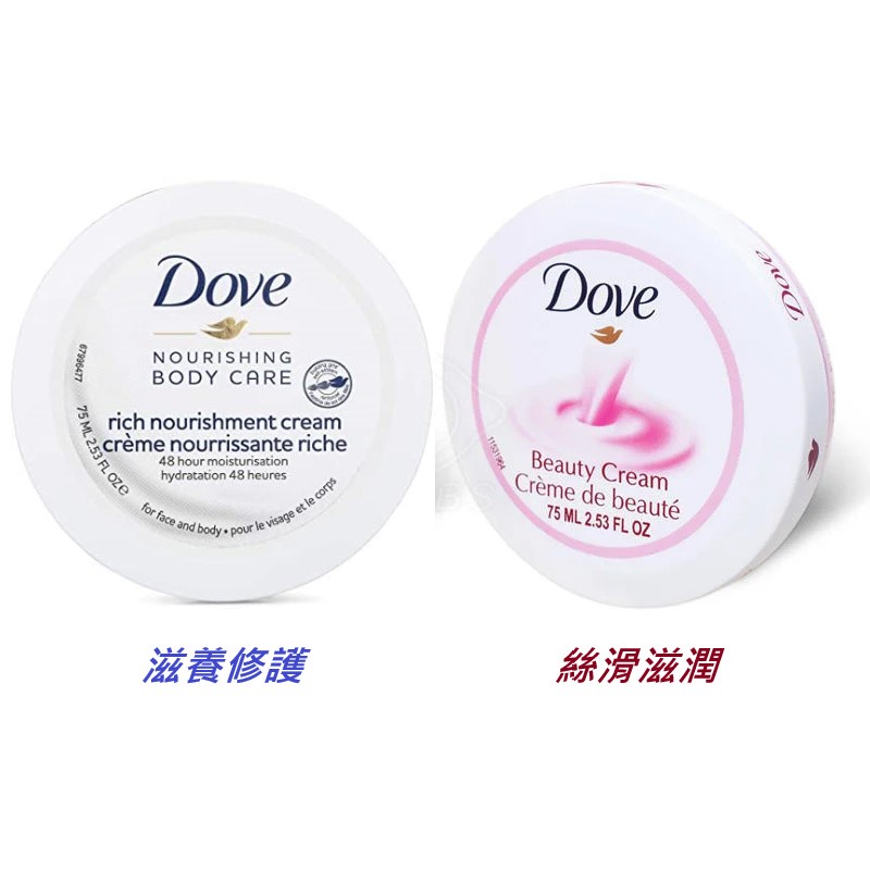 【美國Dove多芬】保濕滋養面霜 75ml 修護保濕潤膚  絲滑滋潤美肌