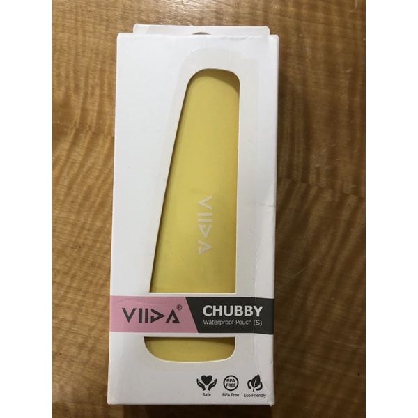 VIIDA Chubby 矽膠收納袋 S(黃色）