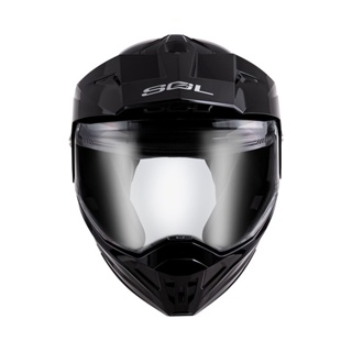 SOL SM-6P 安全帽 SM6P 素色 黑色 內藏墨鏡 CNS加強型 耳機曹 眼鏡溝槽 全罩 汽水帽 可樂帽