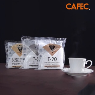 【CAFEC】三洋日本製ABACA+ 麻纖維Plus T83深焙 T90中深焙 T92淺焙 白色錐形咖啡濾紙100張