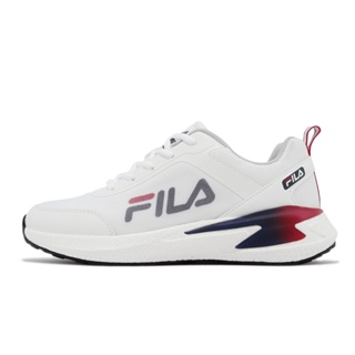 Fila 慢跑鞋 Cruise 白 紅 藍 男鞋 運動鞋 休閒鞋 網布 泡棉 斐樂 【ACS】 1J309X123