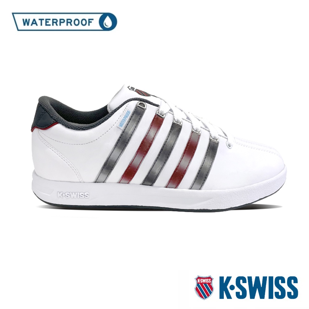 K-SWISS Court Pro WP防水運動鞋-女-白/紅/灰