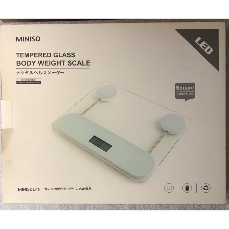 MINISO 名創優品 LED 體重機 【全新】