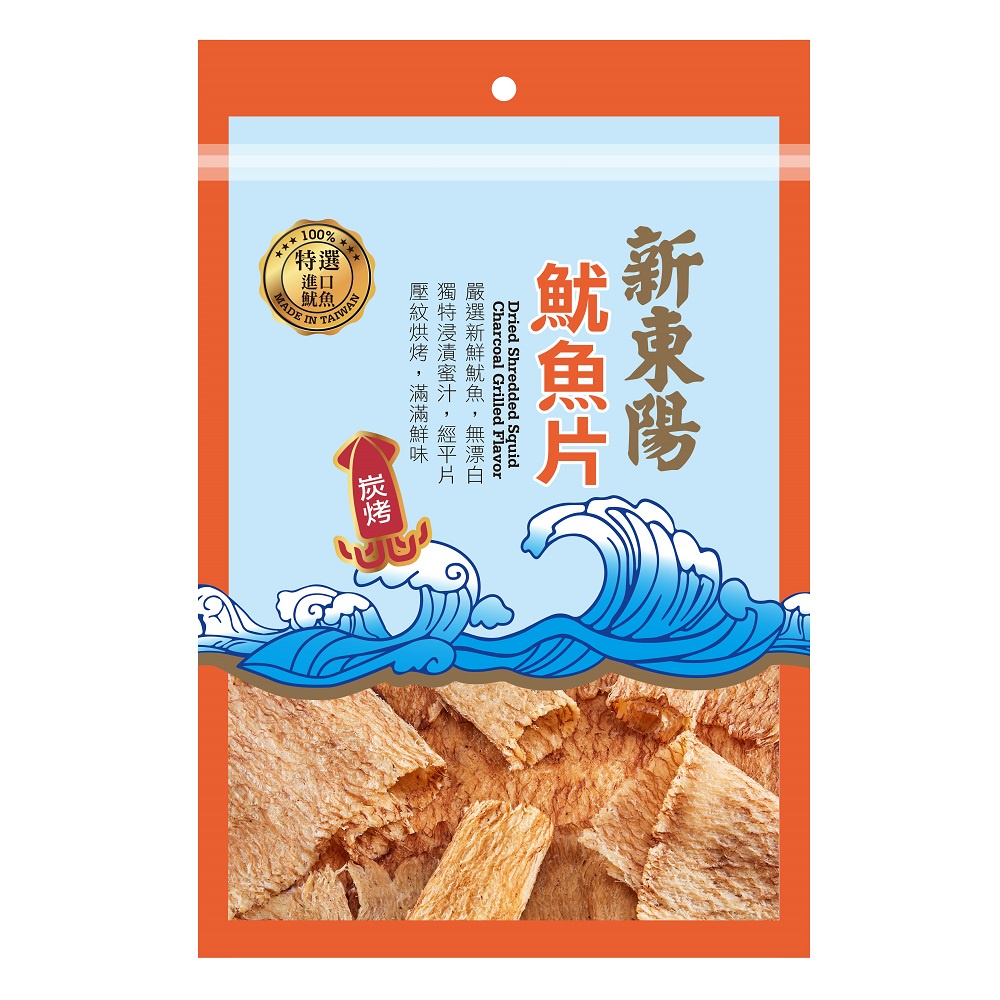 新東陽碳烤魷魚片 80g克  x 1Pack小包【家樂福】