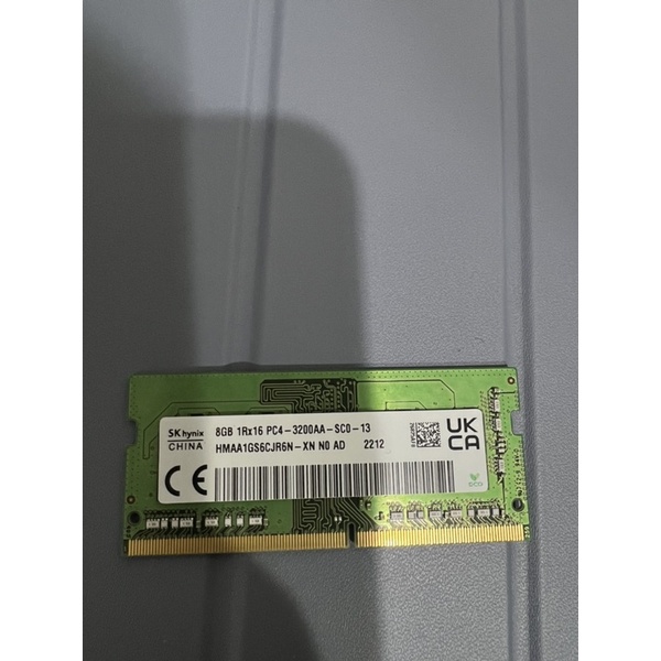DDR4-3200 8GB NB用記憶體