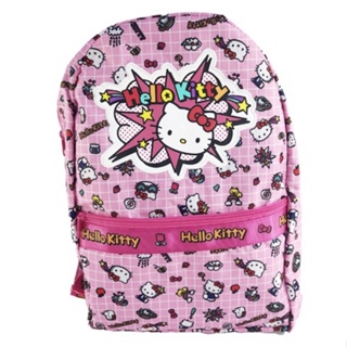 Hello Kitty 尼龍粉色後背包 三麗鷗 Sanrio