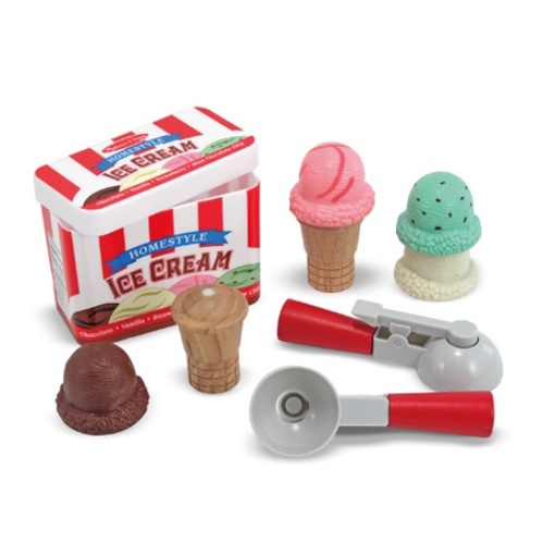 Melissa&amp;Dong木製磁力冰淇淋甜筒玩具組