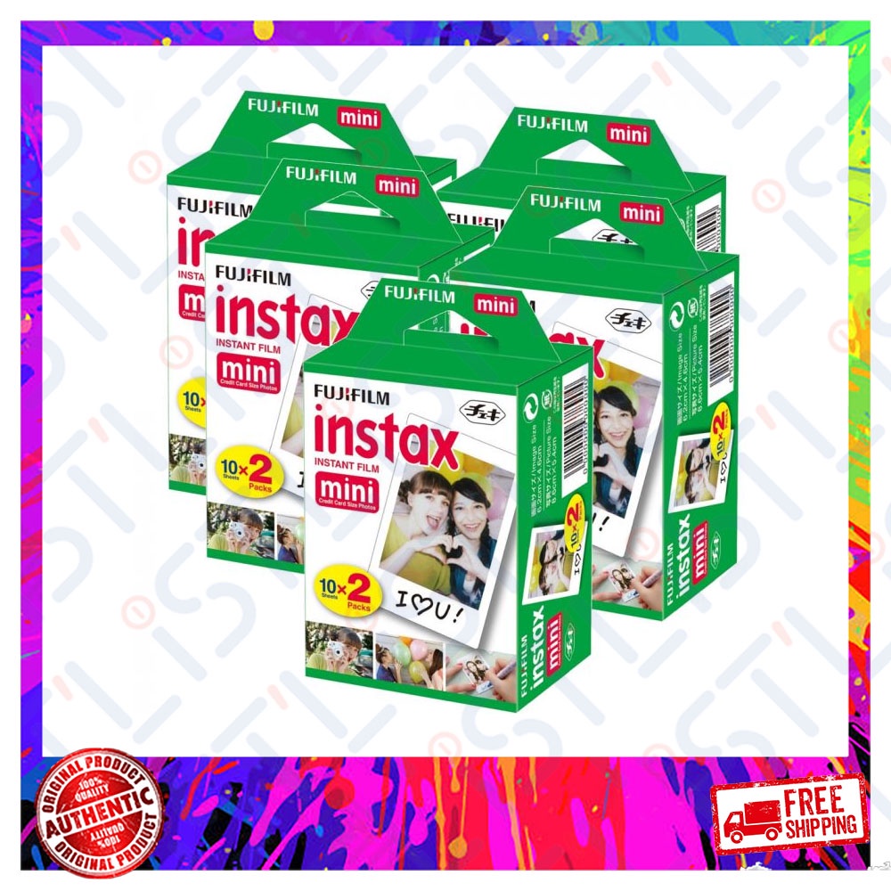 Instax Mini Film Twinpack 20 / 40 / 60 / 80 / 100 即可拍底片 空白底片