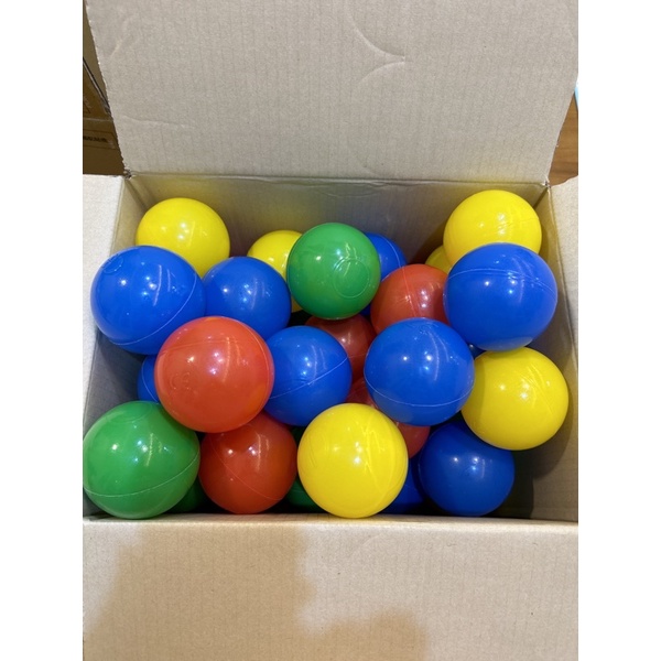 二手 小朋友球池 小塑膠球 共50顆