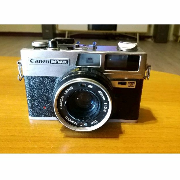 Canon Datematic 旁軸底片相機/f=2.8/40mm/疊影對焦相機