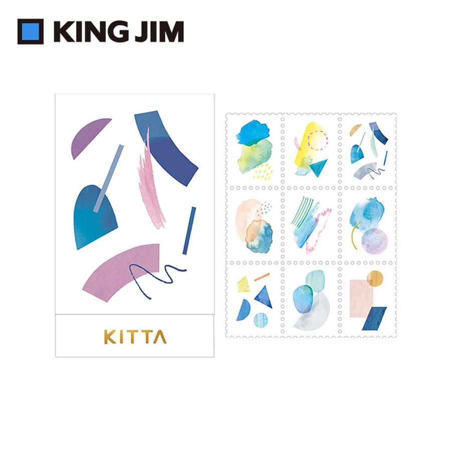 KING JIM Kitta隨身攜帶和紙膠帶/ 郵票貼紙/ 幾何/ KITP006 eslite誠品