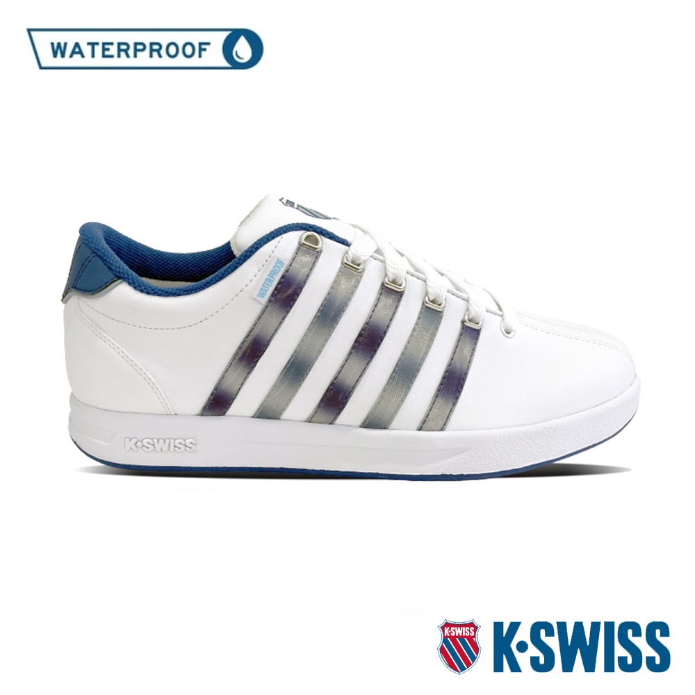 K-SWISS Court Pro WP防水運動鞋-男-白/藍