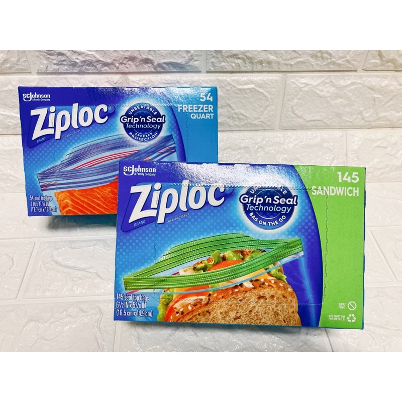 《限時優惠》Ziploc 密保諾 雙層夾鏈冷凍保鮮袋 54入/可封式三明治保鮮袋145入