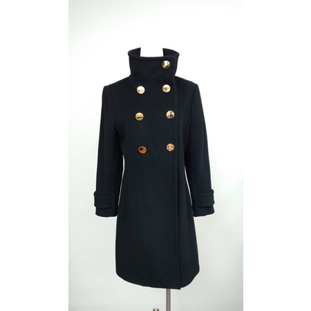 Talula Babaton 加拿大帶回 女生冬季外套 黑色基本款羊毛大衣外套 附防塵套
