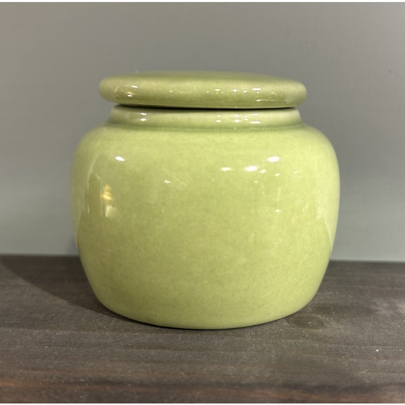 翠綠釉———一兩茶葉罐
