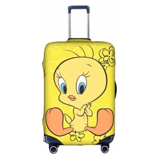Tweety Bird 行李套可水洗手提箱保護套防刮手提箱套適合 18-32 英寸行李箱