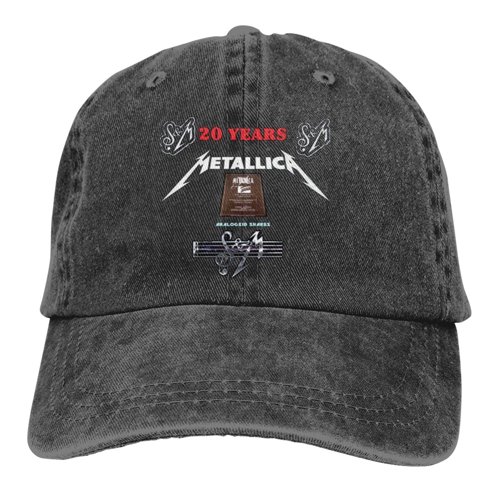 時尚牛仔帽 Metallica San Francisco Symphony Metalica 休閒棒球帽戶外釣魚太陽帽